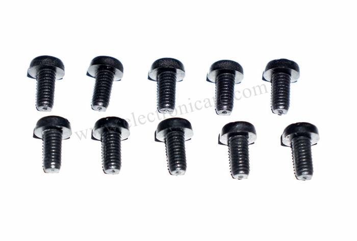 Tornillo Nylon Negro M3x8mm (10 unidades)